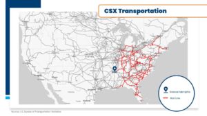 CSX Railway Map